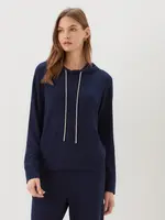 Karen Kane, Inc. Rhinestone Drawstring Hoodie