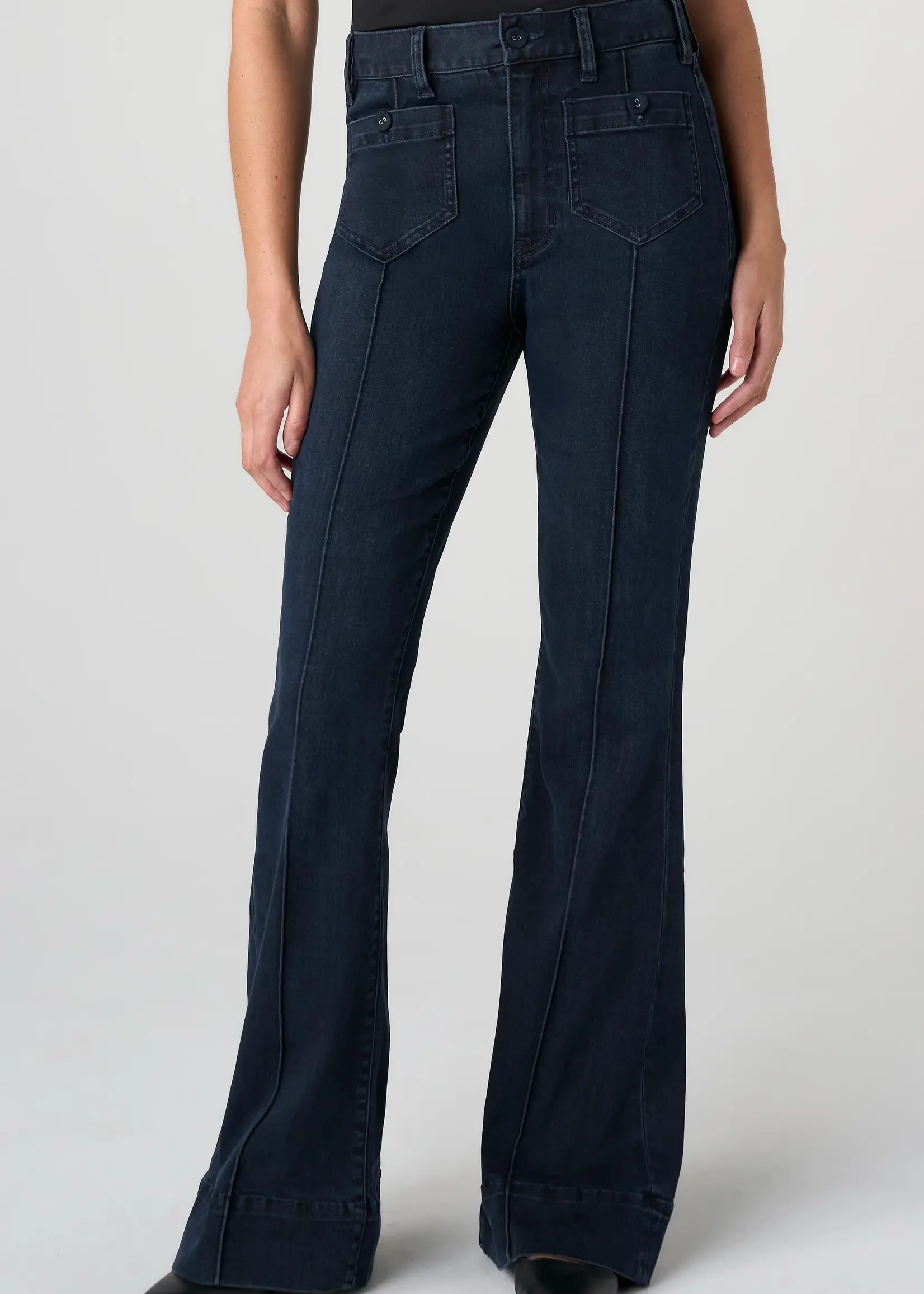 Liverpool Jeans Company Hannah Flare Pintuck Pant