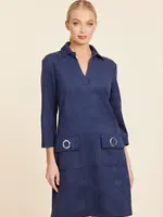 Dolce Cabo Faux Suede Grommet Dress