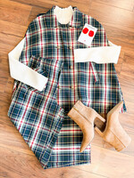 Ivy Jane Plaid Double Breasted Cape