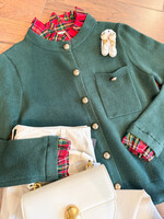 Ivy Jane Ruffled Trim Cardigan