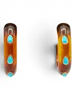 Michael Nash Jewelry Genevieve Studded Hoop