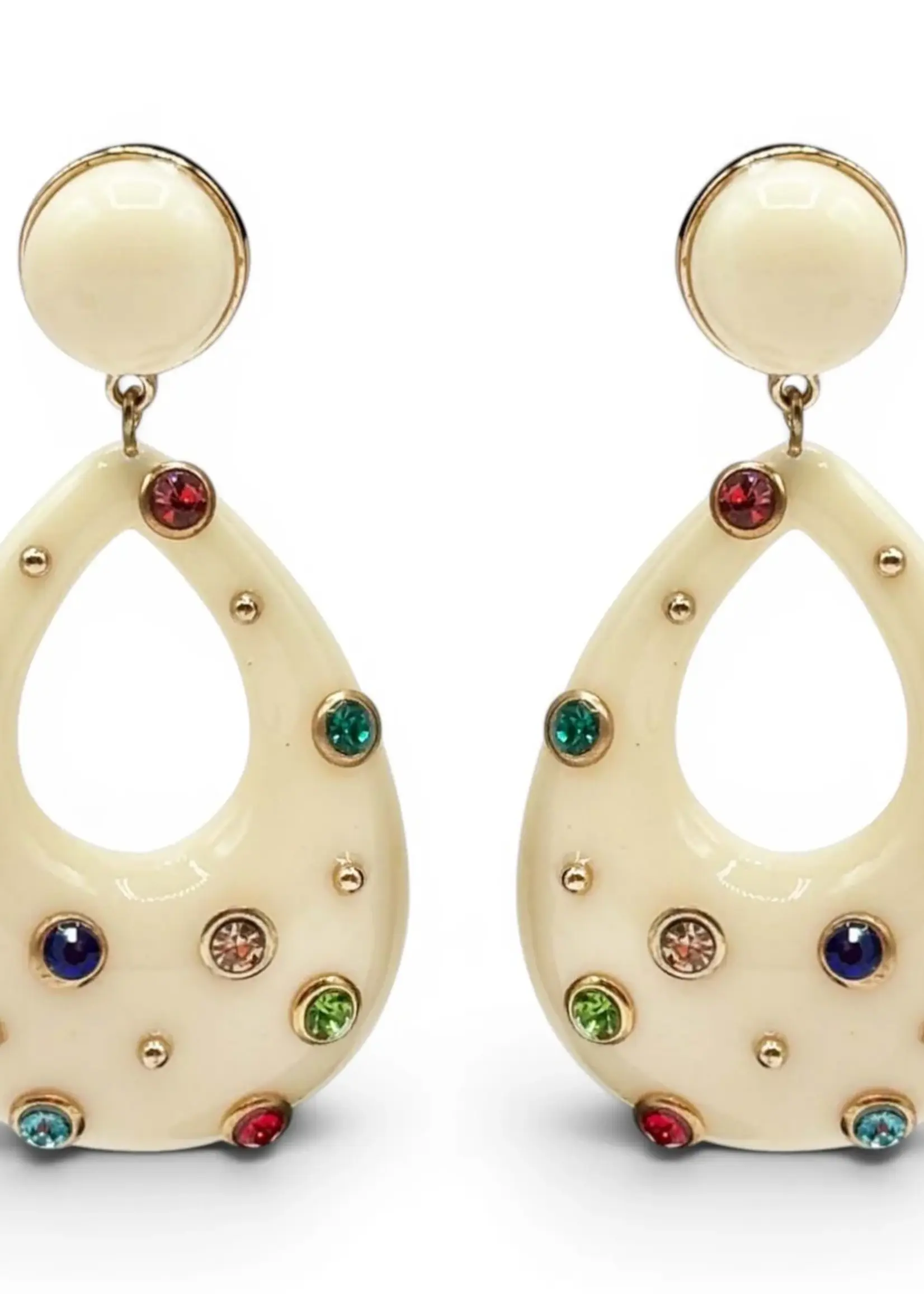 Michael Nash Jewelry Estelle Studded Hoop