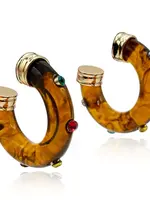 Michael Nash Jewelry Estella Studded Hoop