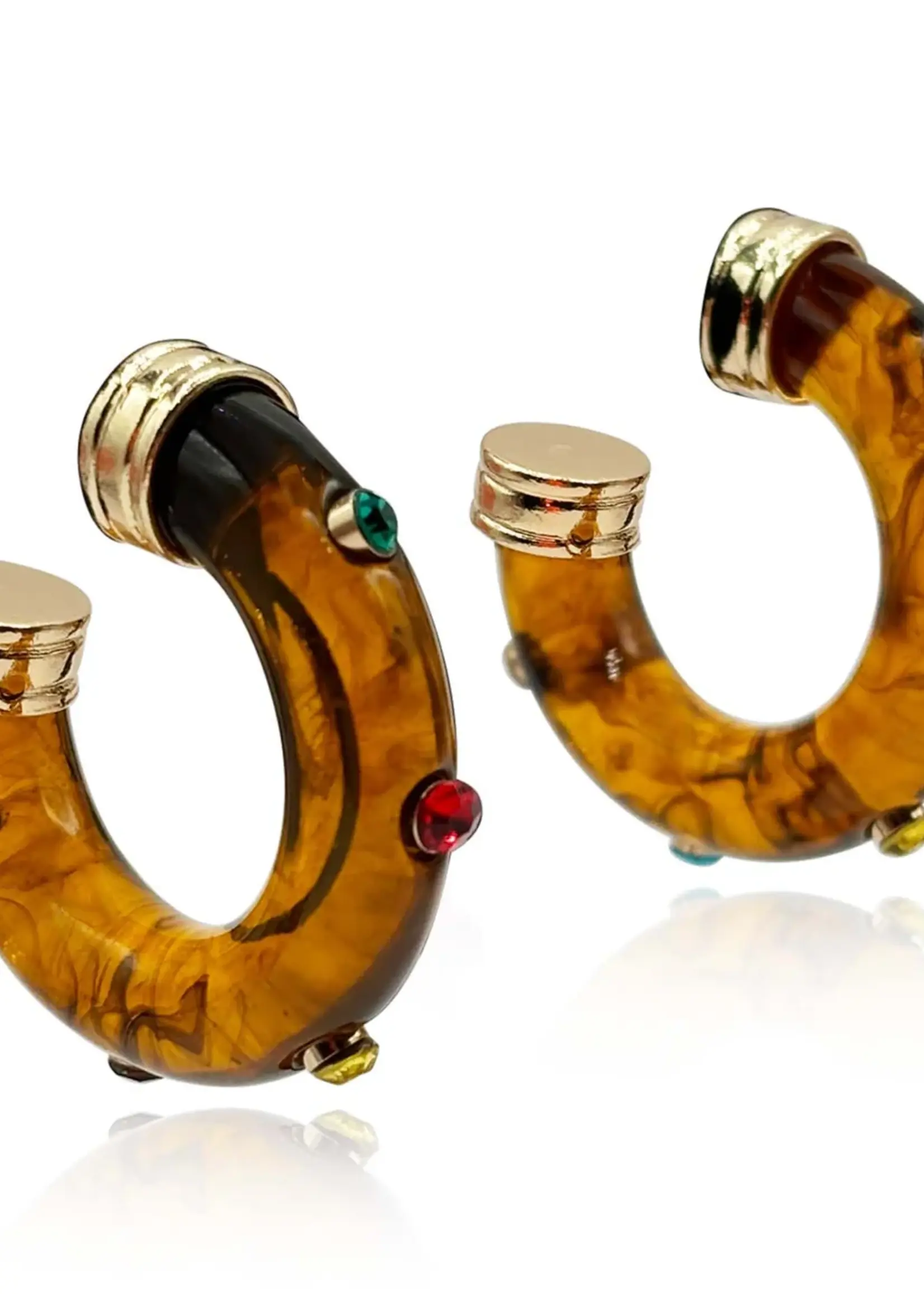 Michael Nash Jewelry Estella Studded Hoop