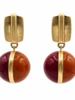 Michael Nash Jewelry Dina Two Tone Drop Earring