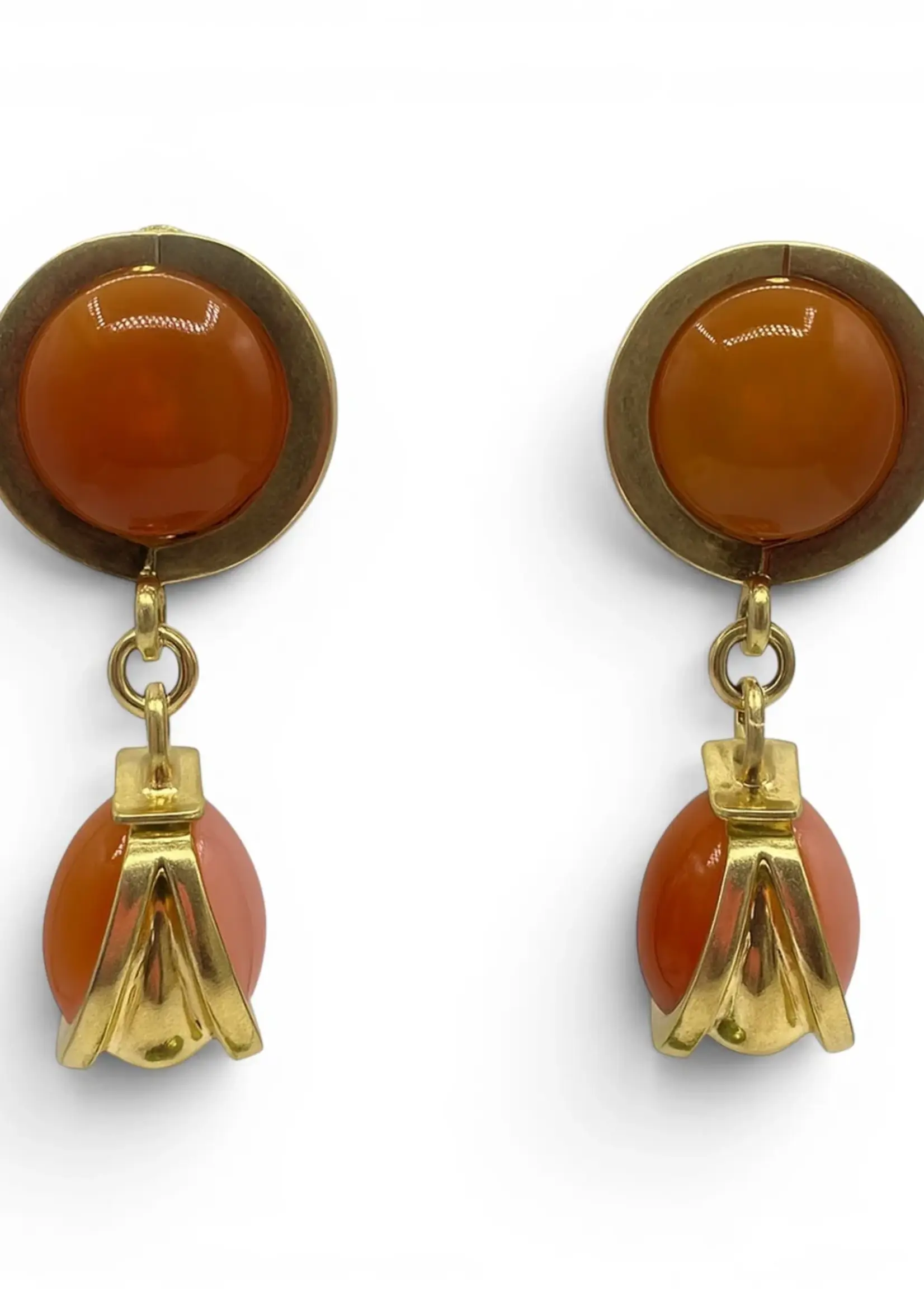 Michael Nash Jewelry Agatha Two Tone Drop Earring