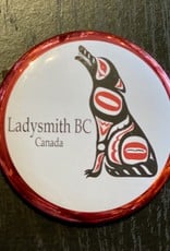 Ladysmith Wolf Magnet (Red)