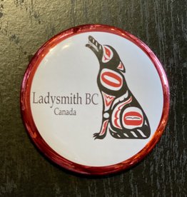 Ladysmith Wolf Magnet (Red)