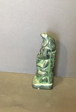Native carving / Small Totom with frog on top