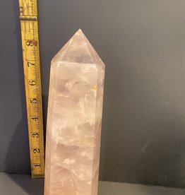 Purple Pigeon Treasures Large Rose Quartz Obelisk Wand