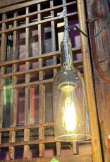 Purple Pigeon Treasures Upcycled Bottle Light Clear (Bulb Sold Separately)