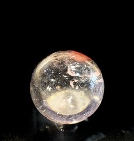 Crystals - Quartz Sphere with Cherry Quartz spots