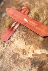 Crystals - Cherry Quartz Red Double Point Wands