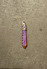 Crystals - Purple Stripe Agate Pendant