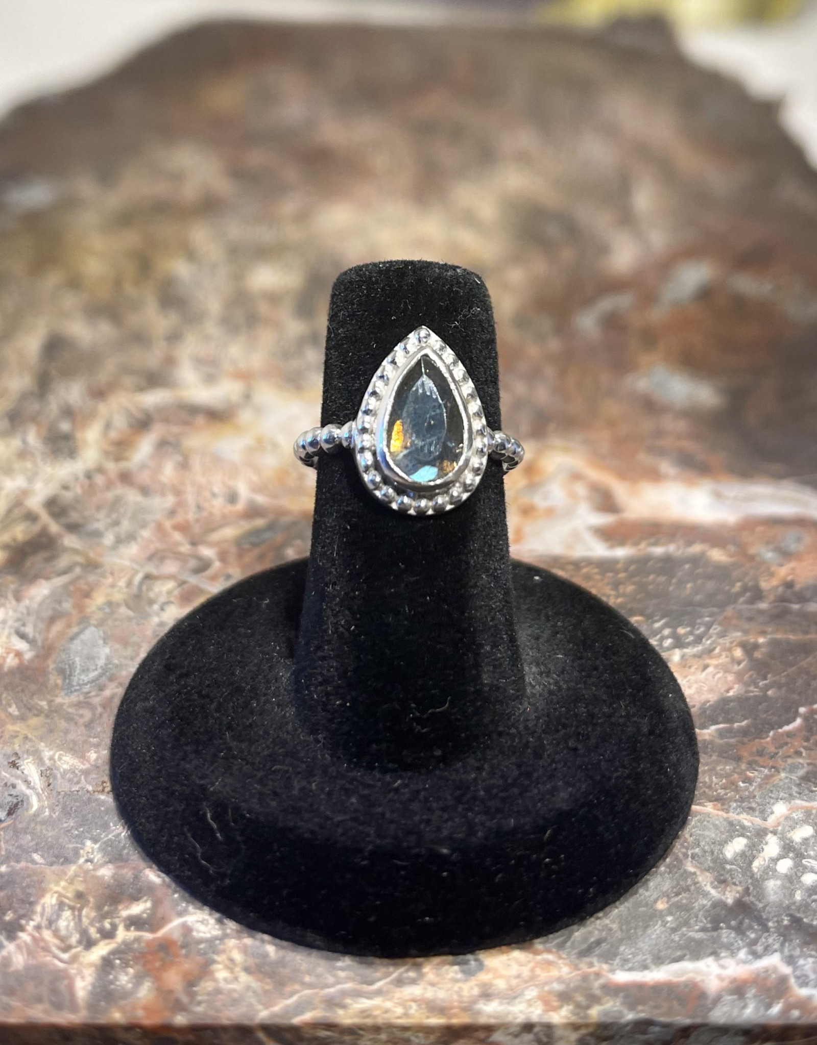 Jewelry - Labradorite Ring .925 Sz 6.5