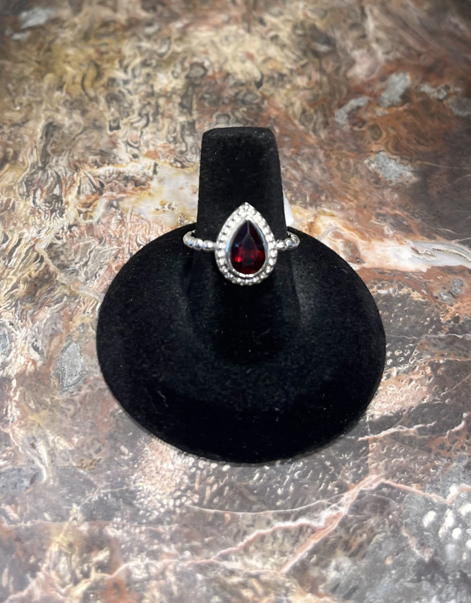 Jewelry - Red Almandine .925 Sz 8