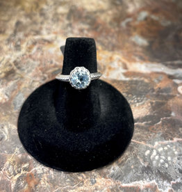 Jewelry - Blue Topaz Ring  .925   Size 7.5