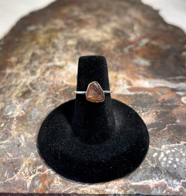 Jewelry - Rough Cut Brown Tourmaline .925  Sz 8