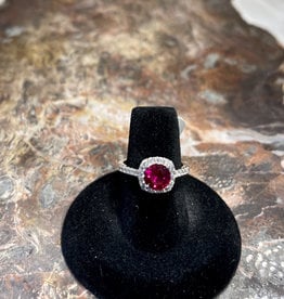 Jewelry - Swarovski Crystal Ring .925  Sz7