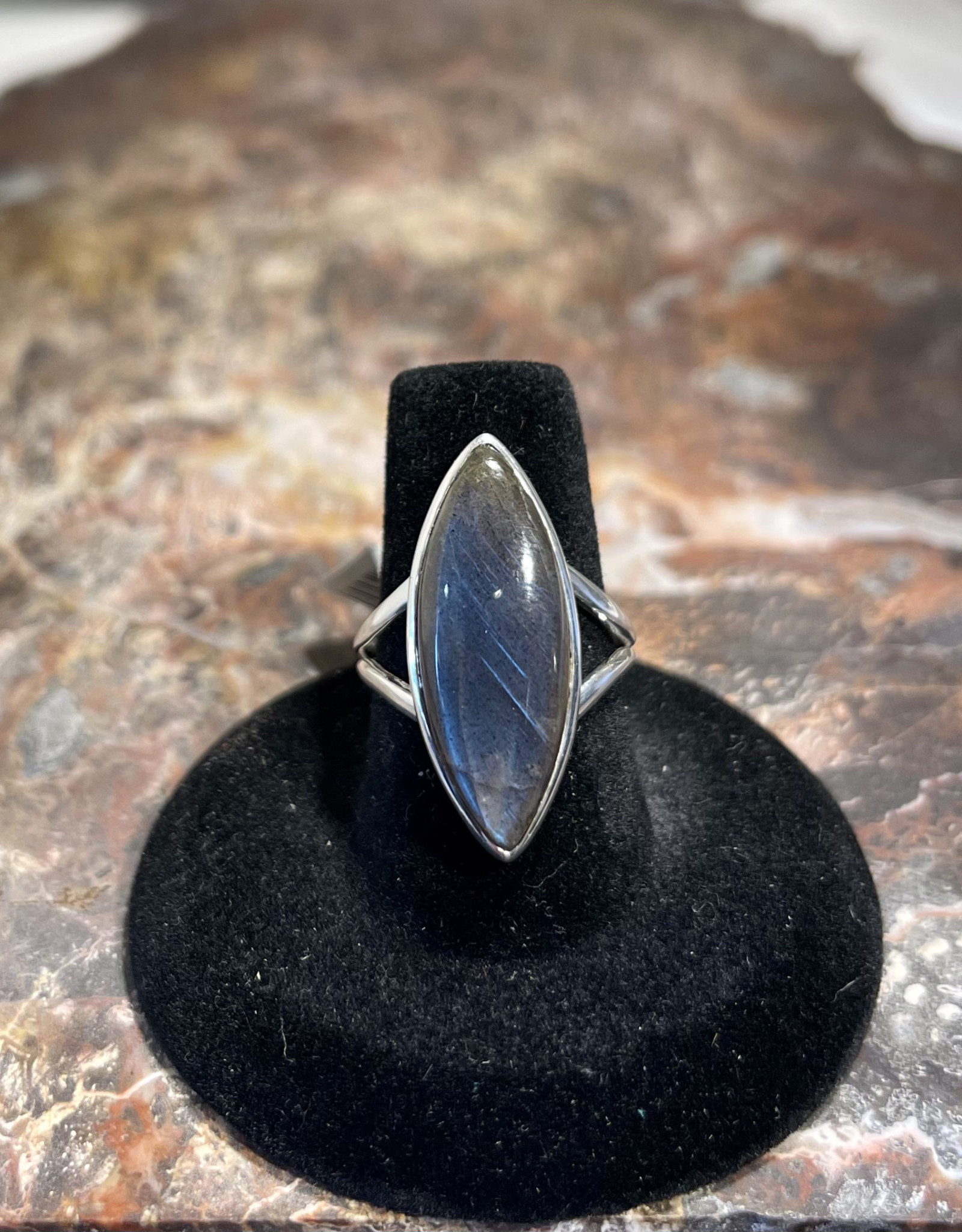 Jewelry - Labradorite Ring .925 Sz 7