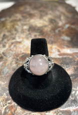 Jewelry - Rose Quartz Ring .925 Sz8