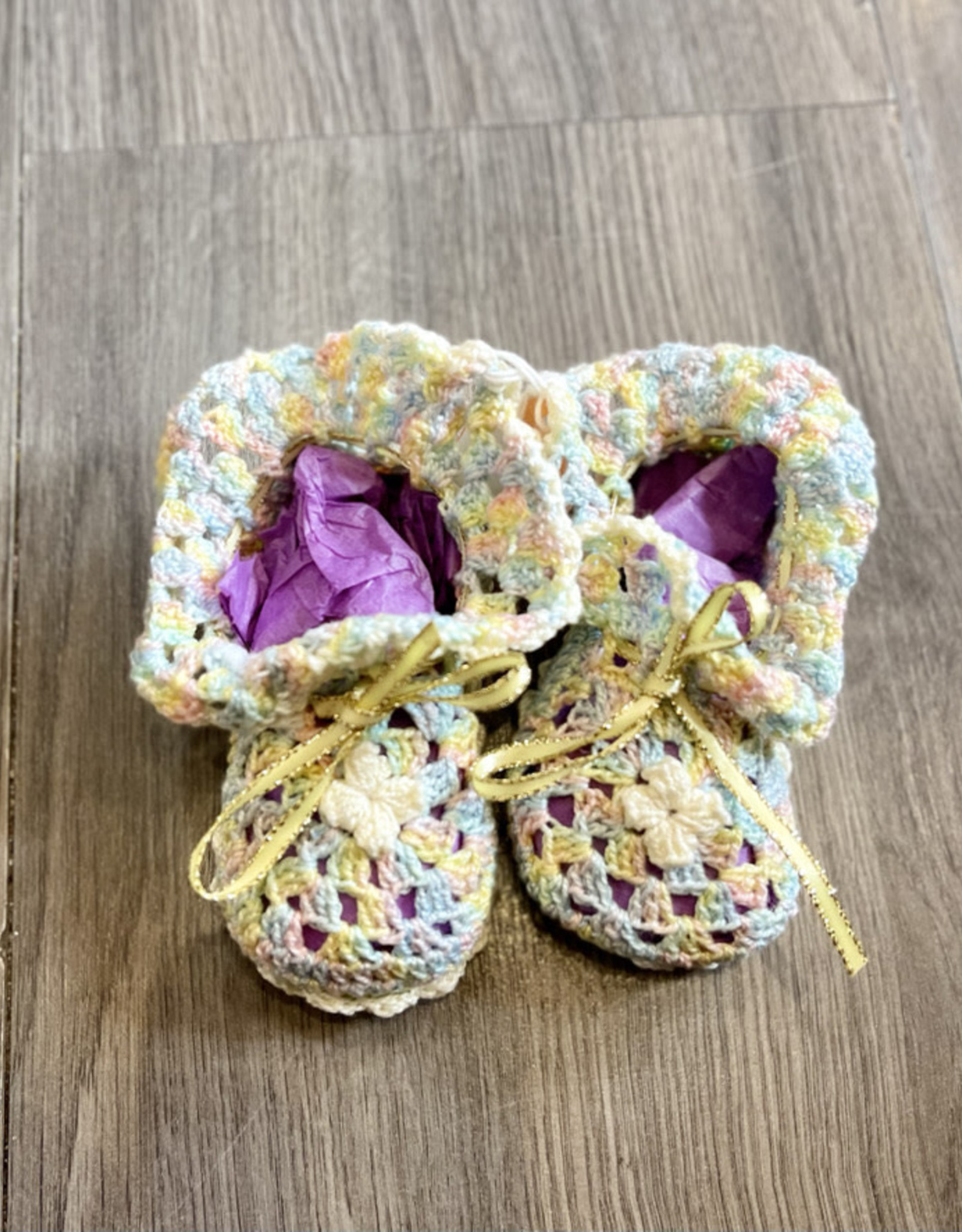 Purple Pigeon Treasures Crochet Baby Shoes