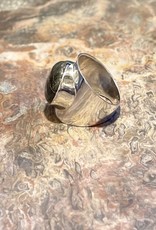 Jewelry - Wide Band Labradorite Ring .925 Sz12