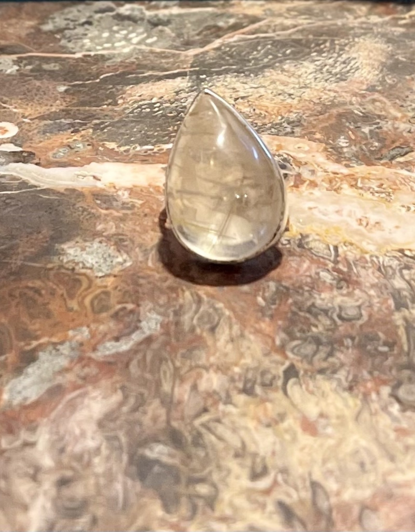 Jewelry - Rutile Quartz Ring .925 Sz8