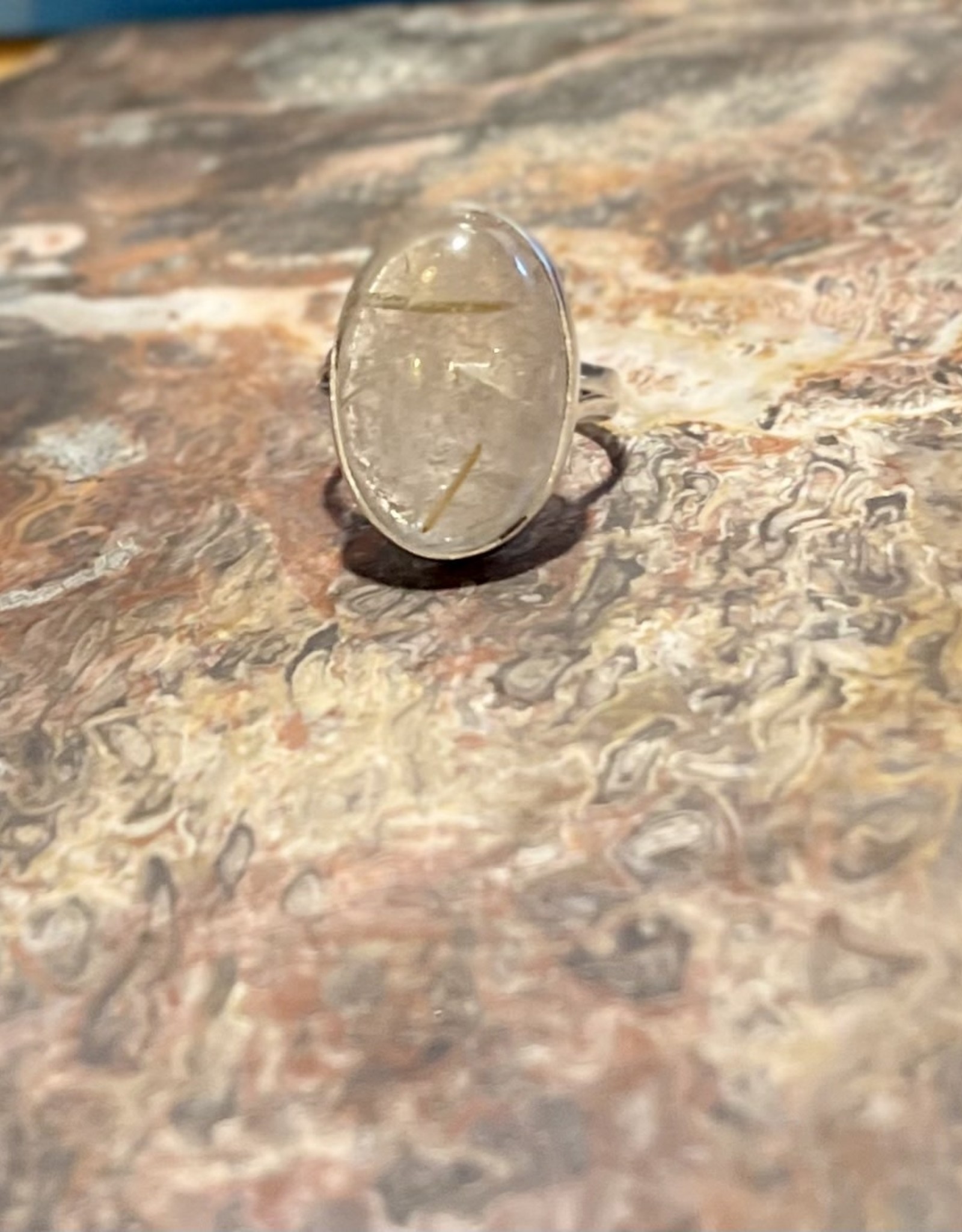 Jewelry - Rutile Quartz Ring .925 Sz9