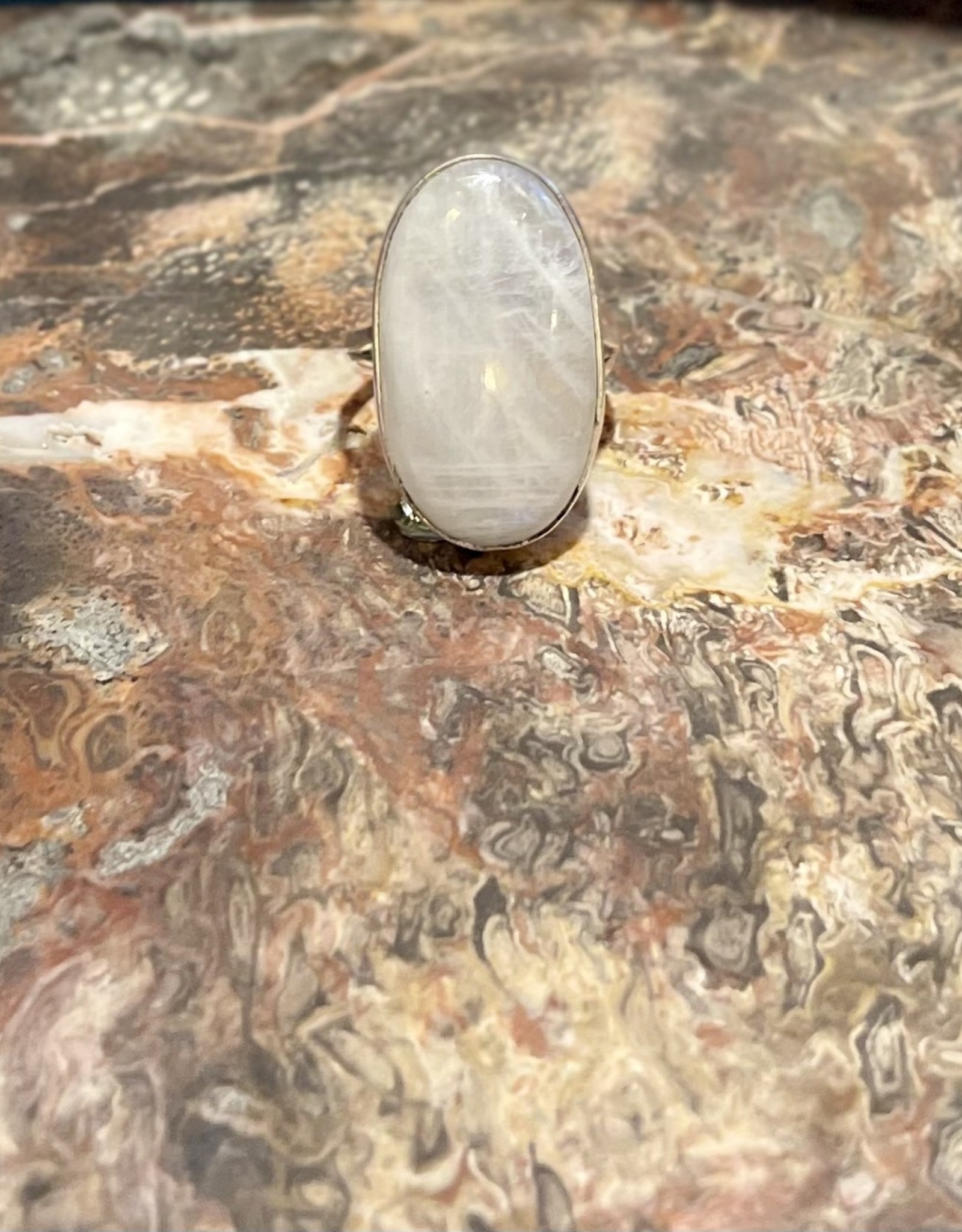 Jewelry - Moon Stone Ring .925 Sz11