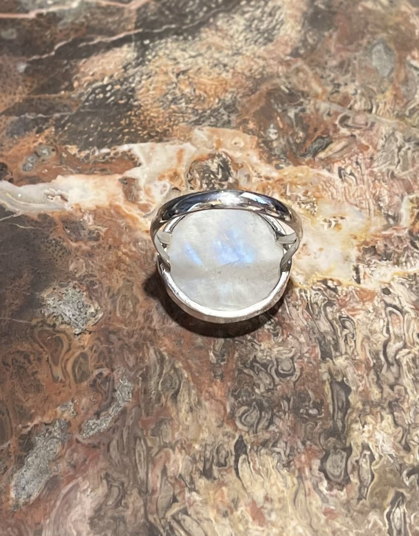 Jewelry - Moon Stone Ring .925 Sz12