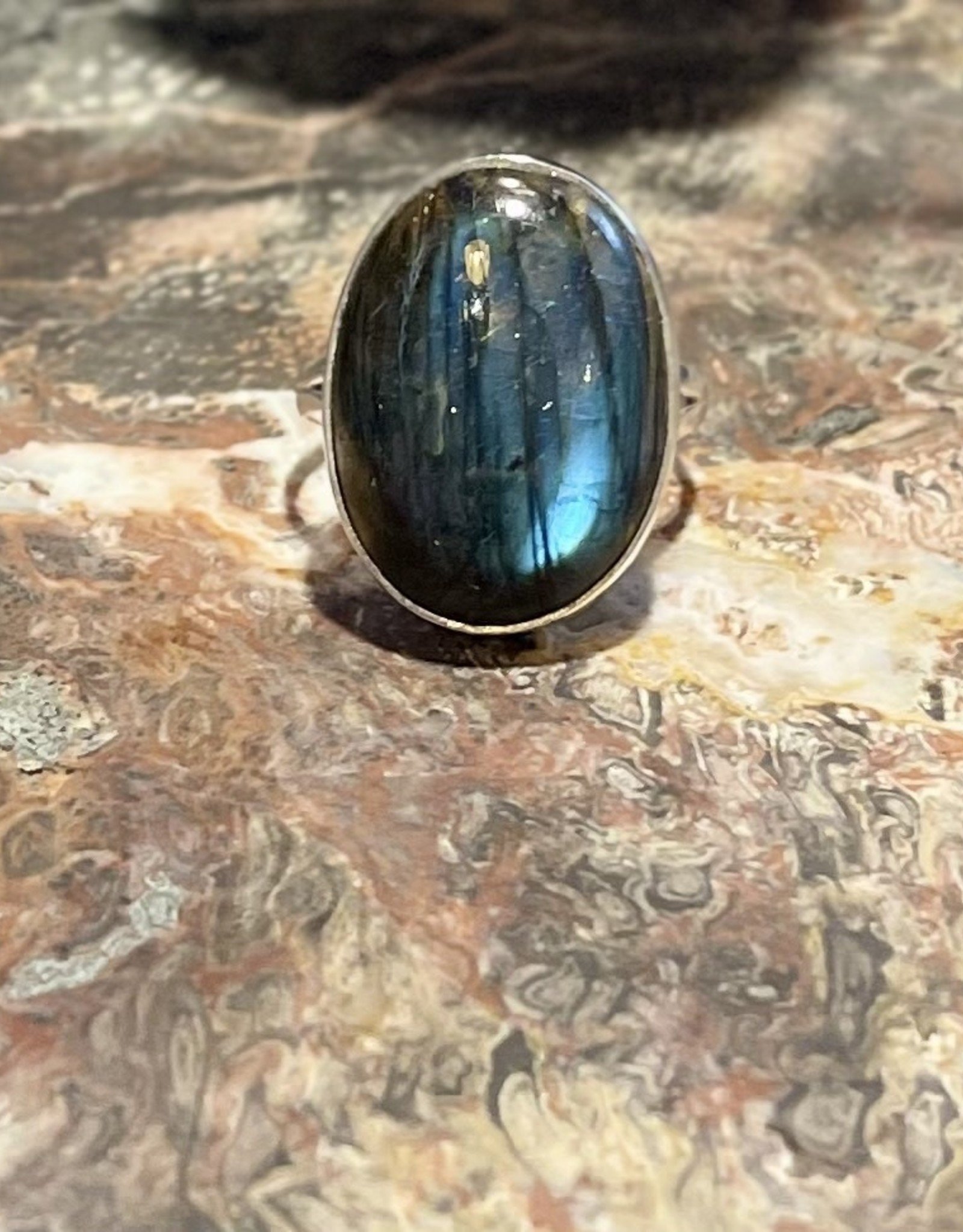 Jewelry - Labradorite Ring .925 Sz12
