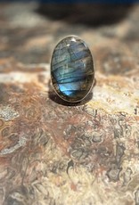 Jewelry - Labradorite Ring .925 Sz8.5