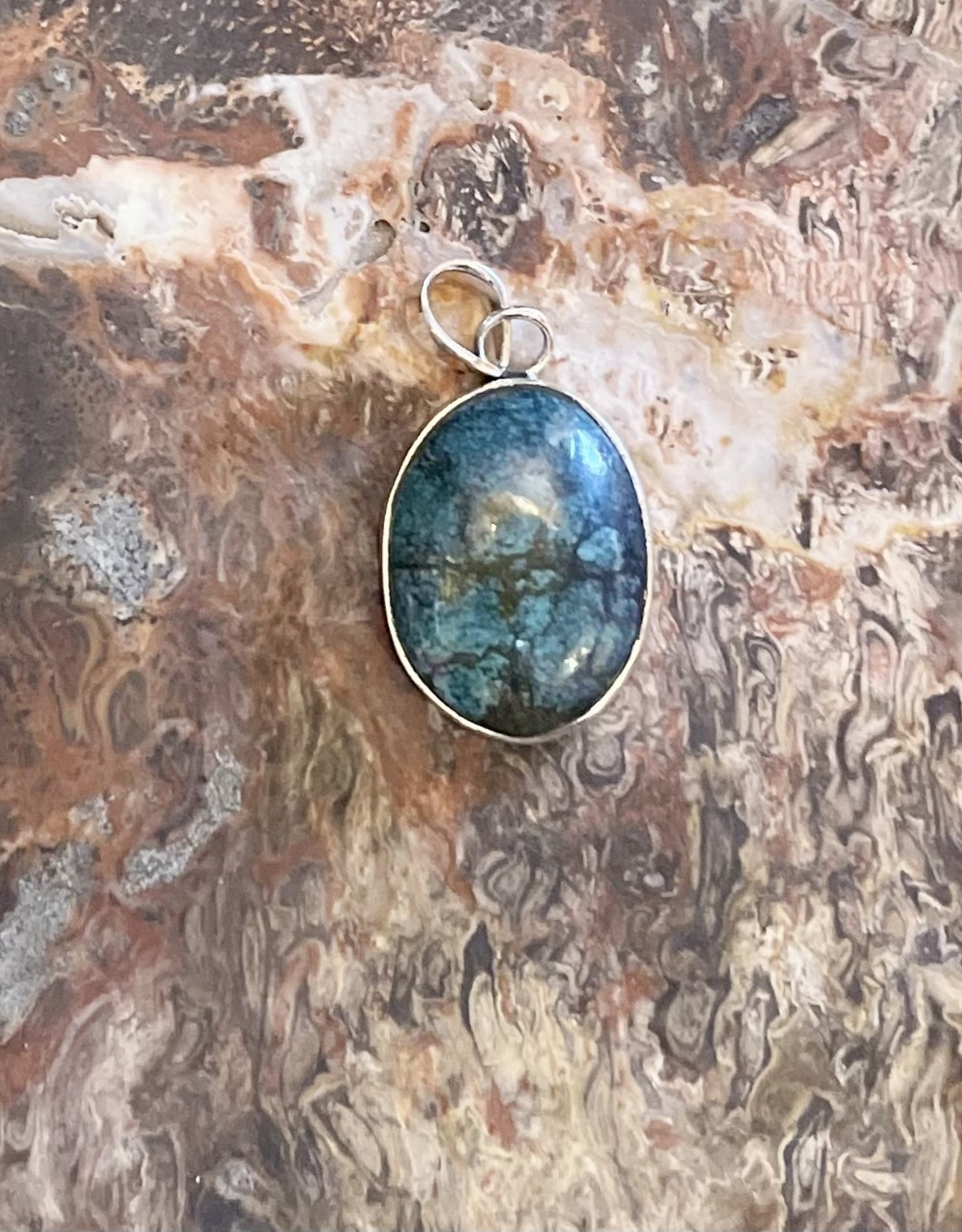 Jewelry - Turquoise Stone Pendant .925