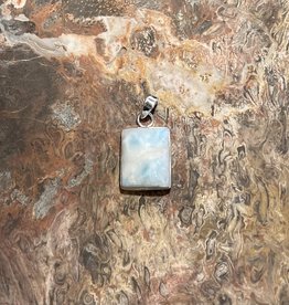 Jewelry - Larimar Stone Pendant   .925