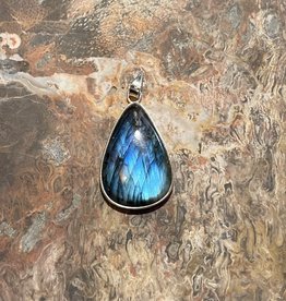 Jewelry - Labradorite Stone Pendant .925