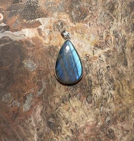 Jewelry - Labradorite Stone Pendant .925