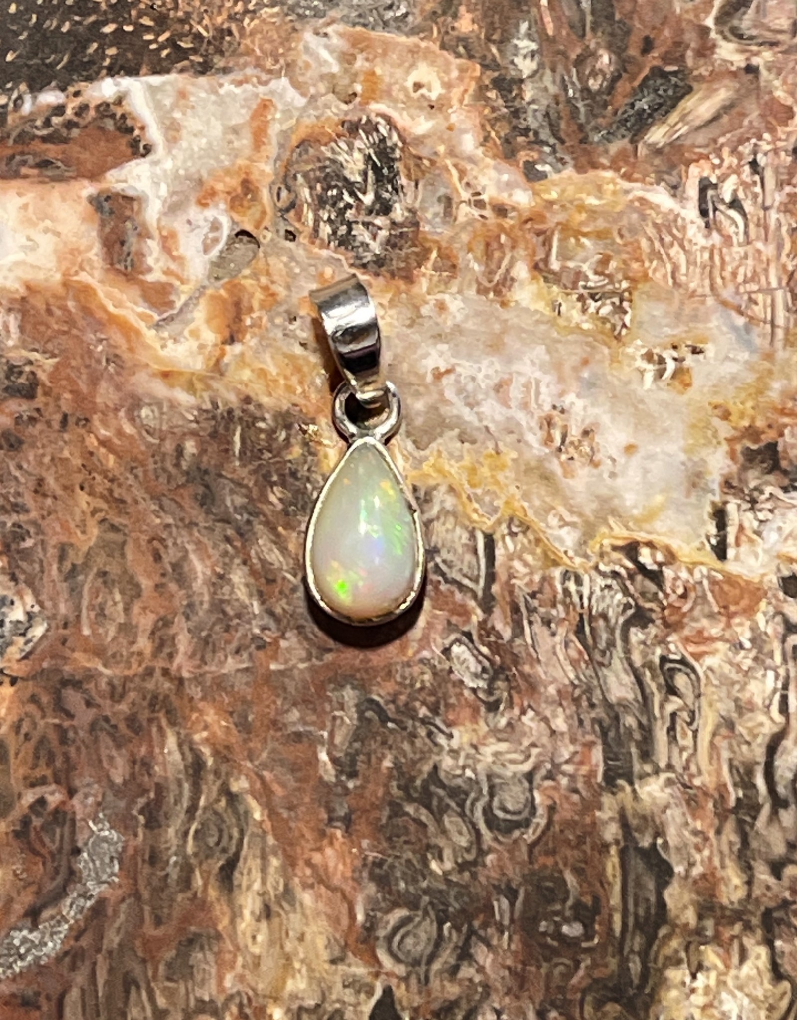 Jewelry - Opal Stone Pendant  .925