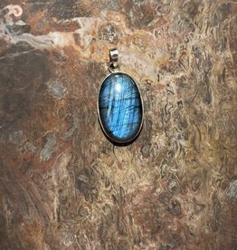 Jewelry - Labradorite Stone Pendant .925