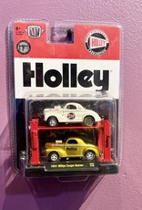 DieCast Car M2 Machines Auto Lift Holley 1941 Willys Coupe Gasser R20 1:64 Scale