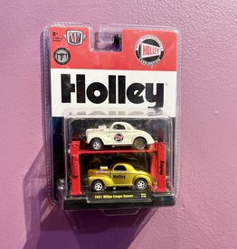 DieCast Car M2 Machines Auto Lift Holley 1941 Willys Coupe Gasser R20 1:64 Scale