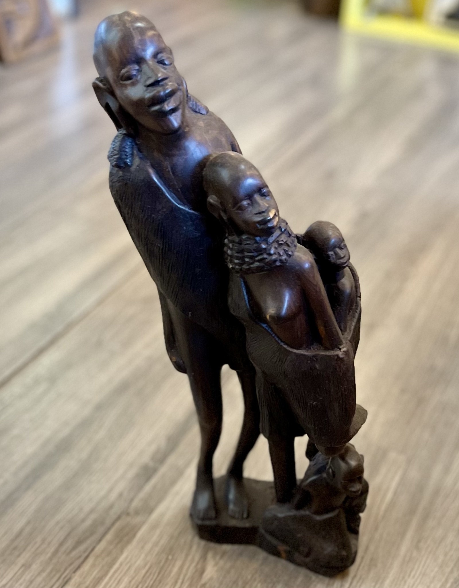 African - African Family Hand Carved Wood
