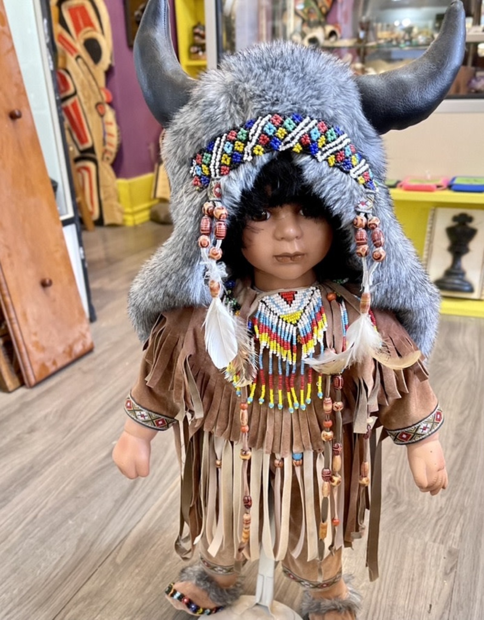 Aboriginal - Aboriginal Doll in Traditional Dress