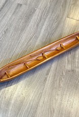 Aboriginal - Wooden Canoe Carving with two Paddles