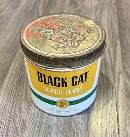 Purple Pigeon Treasures Black Cat Cigarette Tobacco - Empty Tin