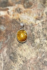 Jewelry - Amber Pendant .925