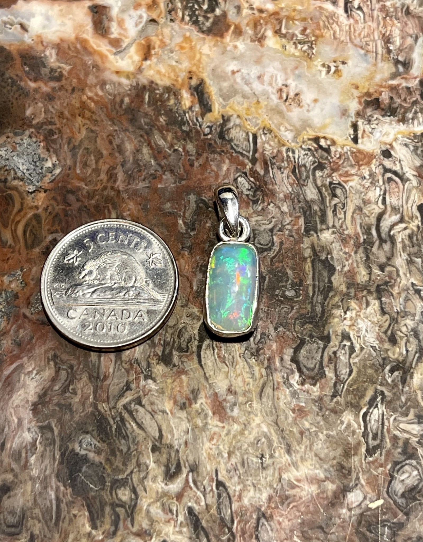 Jewelry - Opal Stone Pendant .925