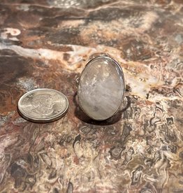 Jewelry - Moon Stone Ring .925 Sz9