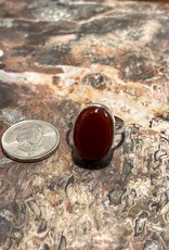 Jewelry - Carnelian Stone Ring .925 Sz9